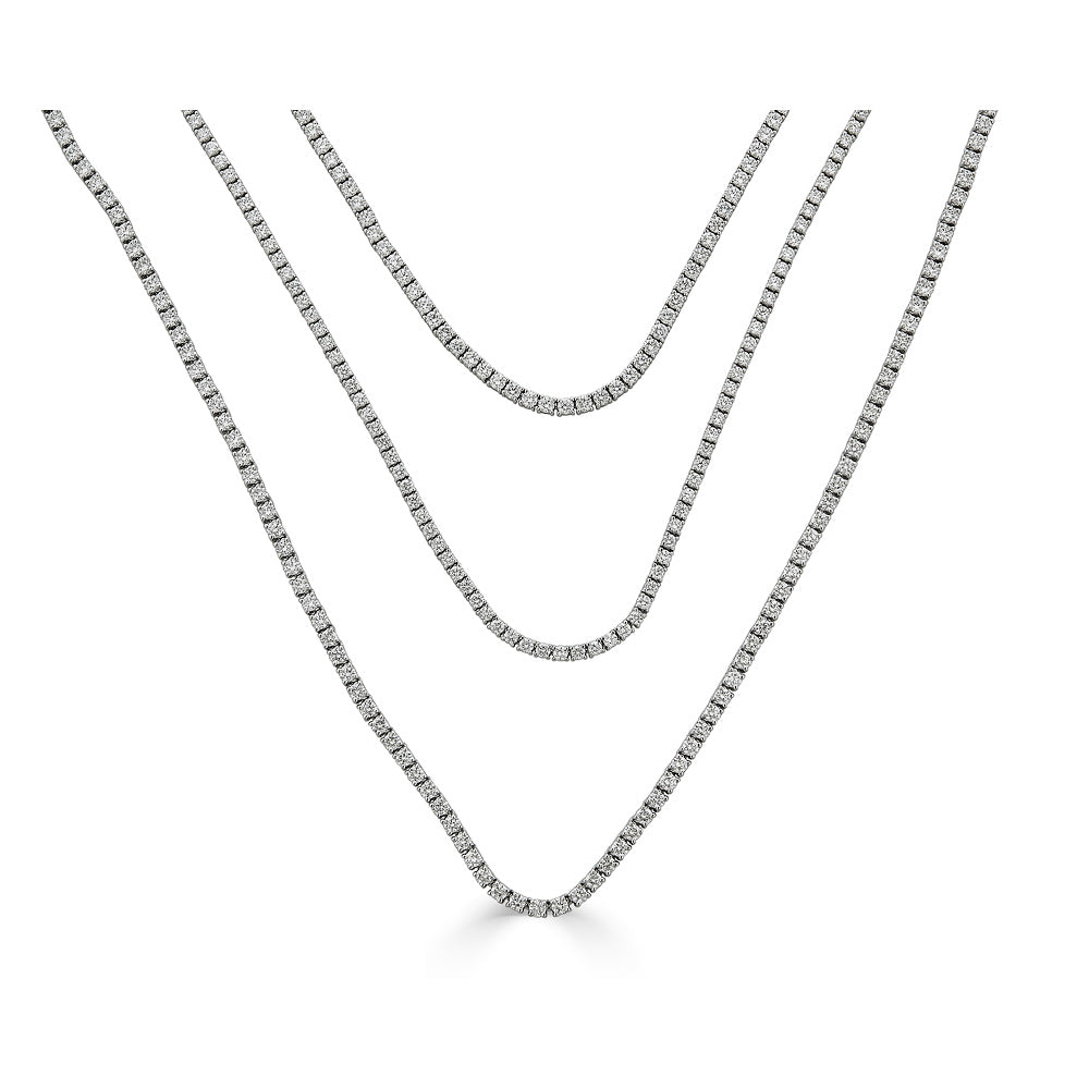 Mini Diamond Tennis Necklace