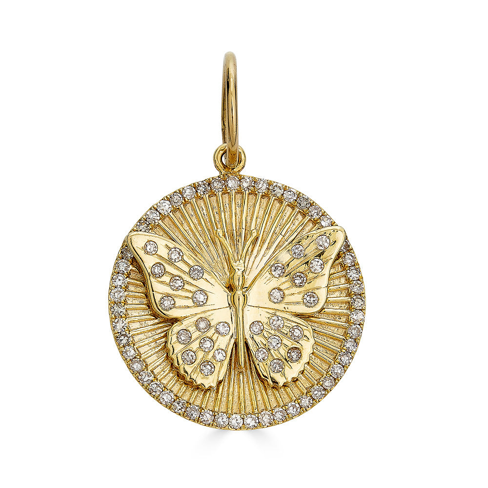 Butterfly Disc Pendant