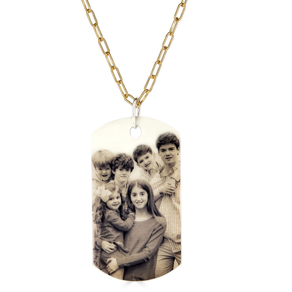 Military Photo Dog Tag