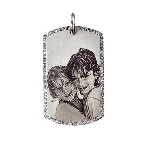 Skylar Large Luxe Dog Tag Pendant