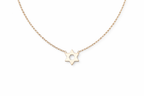 Star of David Charm Necklace