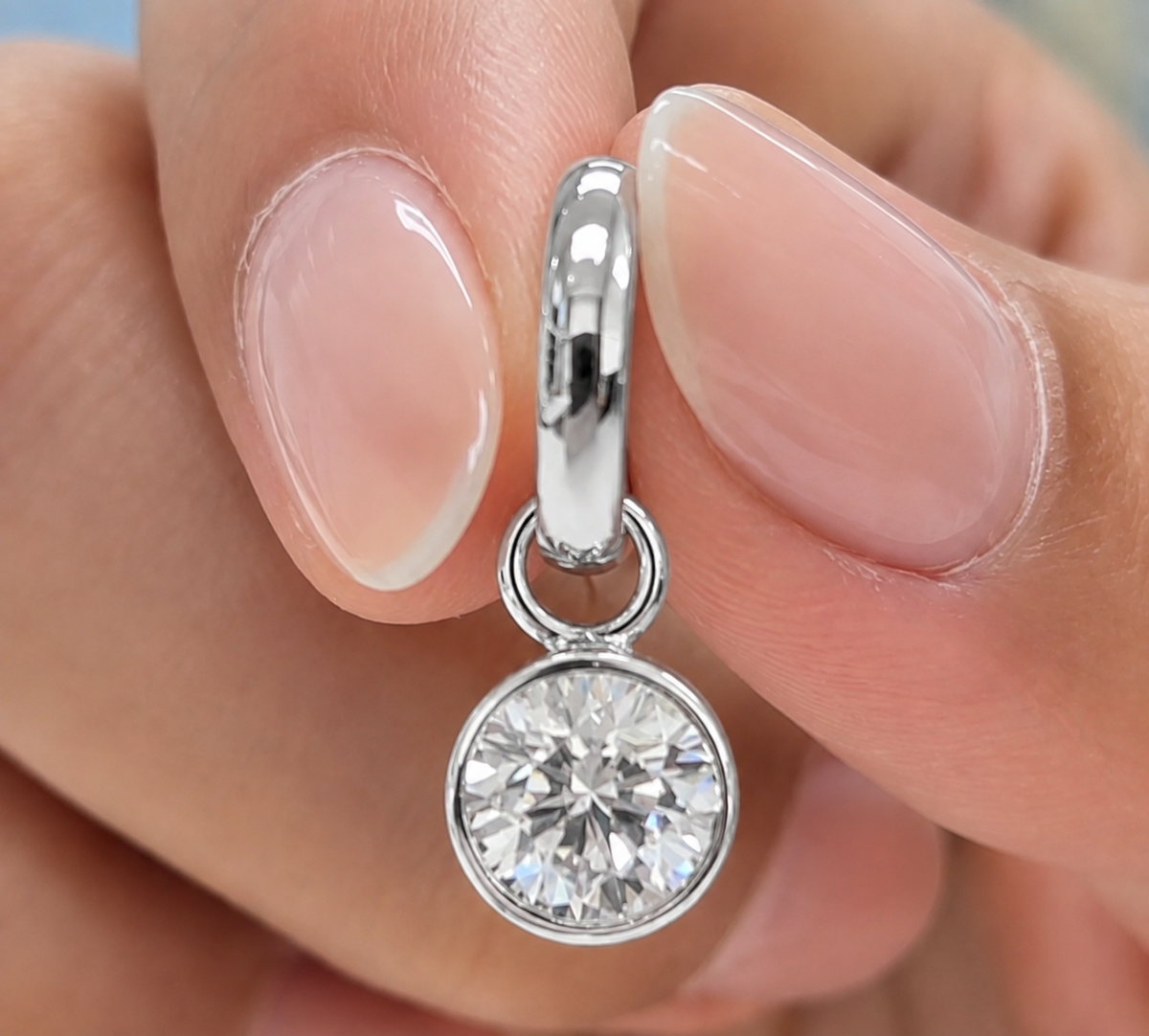 Diamond Drop Earrings