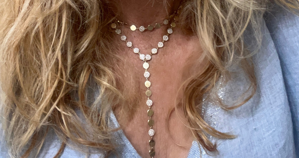 Samantha Sequin Lariat