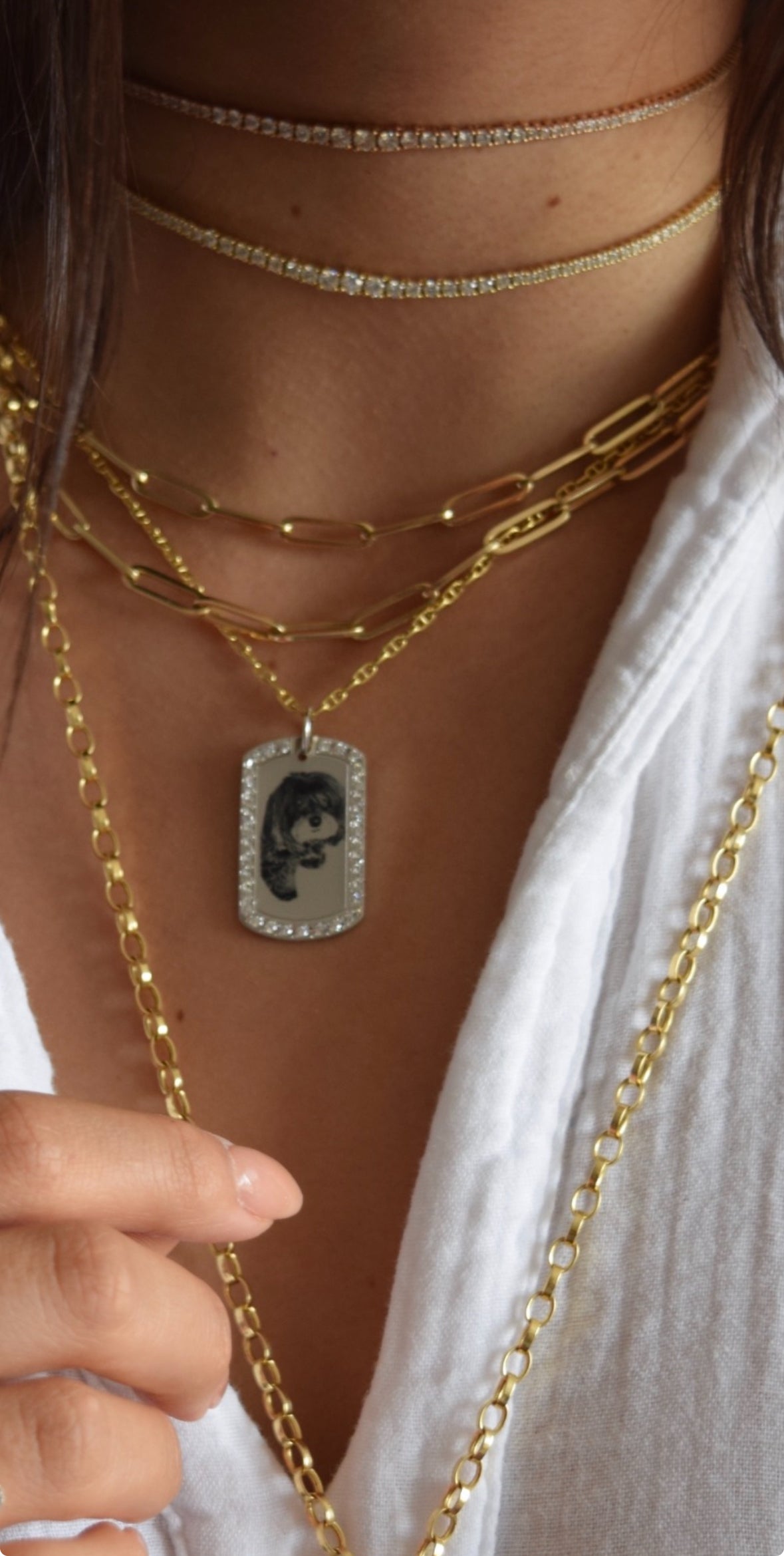 Diamond Tennis Necklace