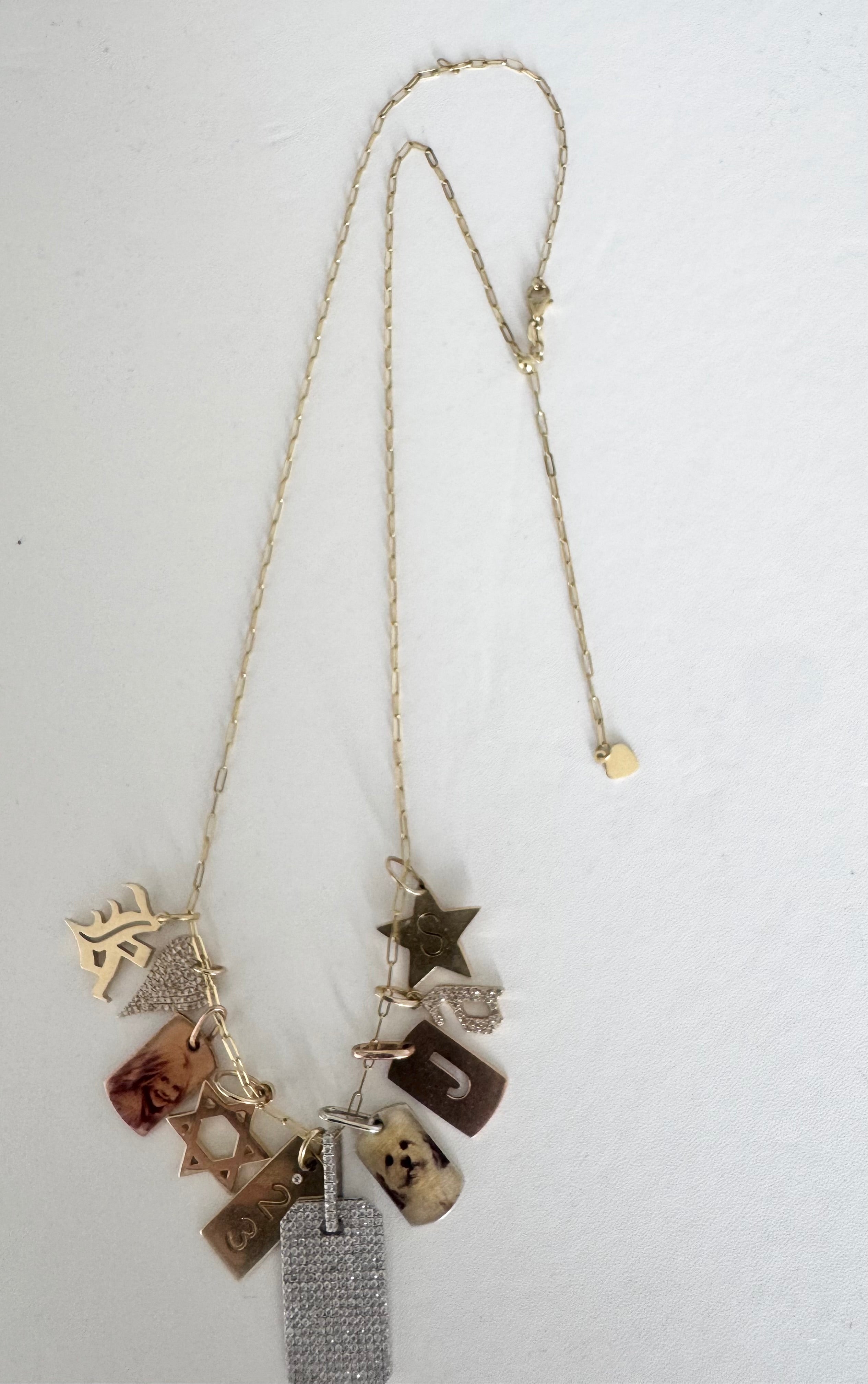 Thin Paperclip Necklace