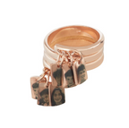 Jane Gold Dog Tag Ring