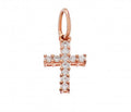Diamond Cross Charm