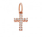 Diamond Cross Charm