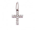 Diamond Cross Charm