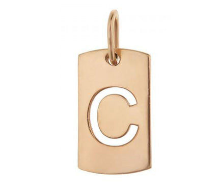 Letter Dog Tag