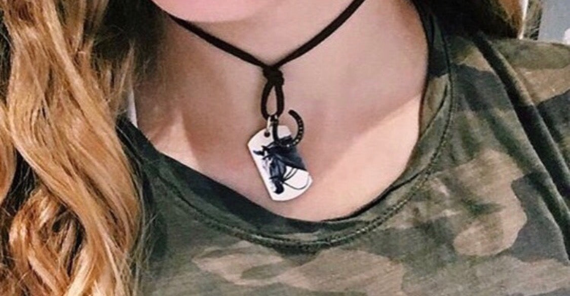 Classic Medium  Photo Dog Tag Pendant