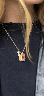 Dog Bone Charm Pave Diamond