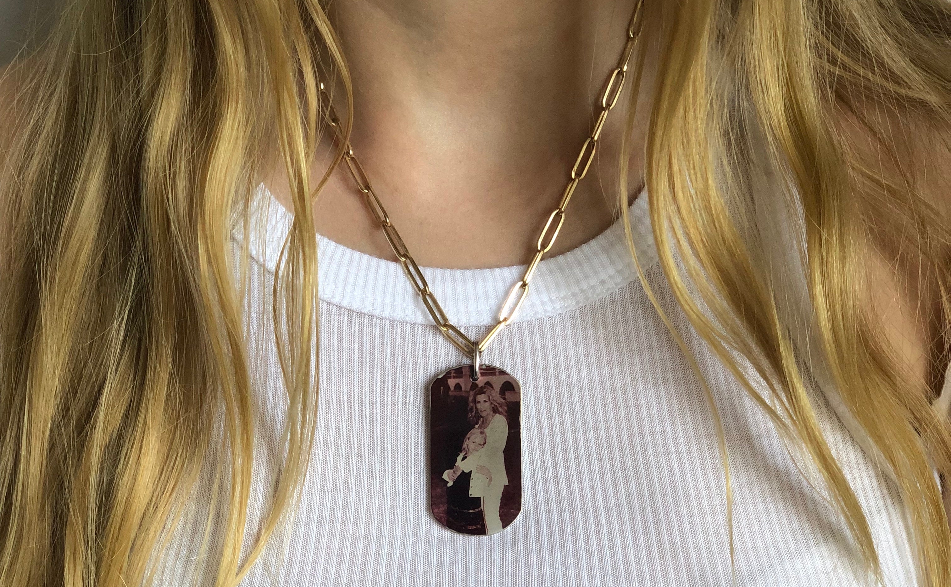 Military Dog Tag Pendant