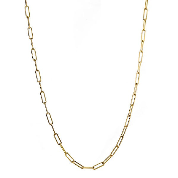 Gold Rectangular Link Chain
