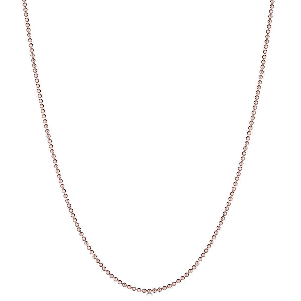 Rose Gold Ball Chain
