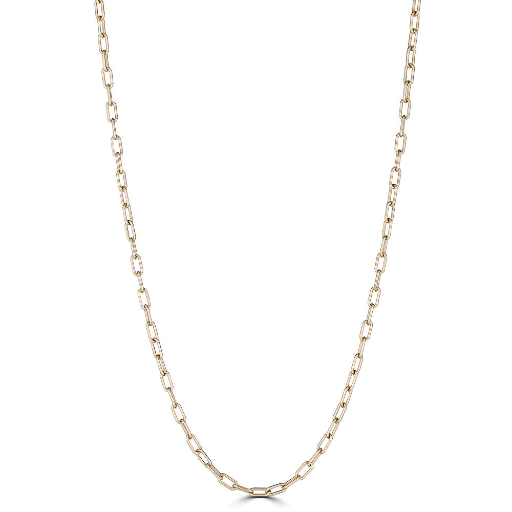 Gold Paperclip Link Chain