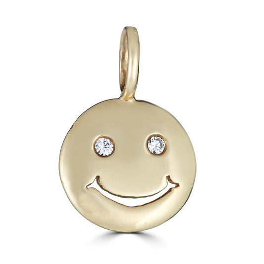 Small Smiley Face Charm