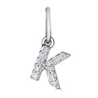 Mini Diamond Letter Charms