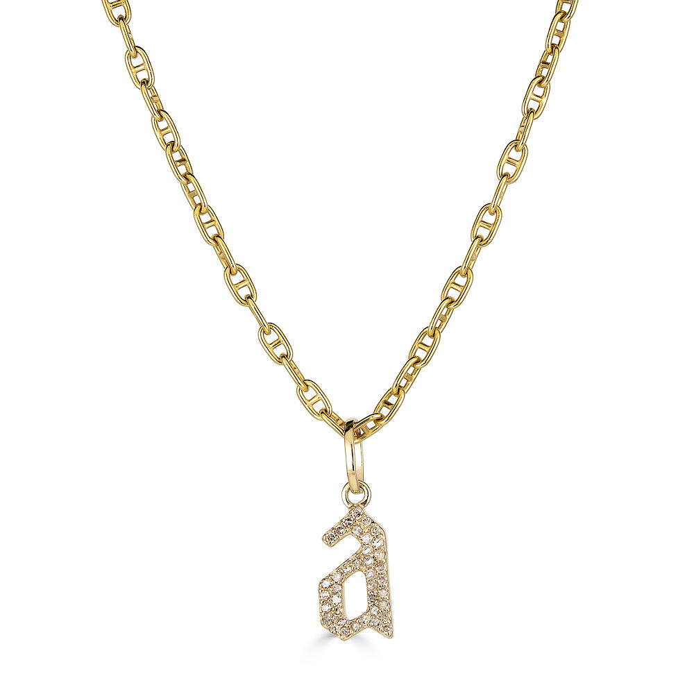 Diamond Letter Charms