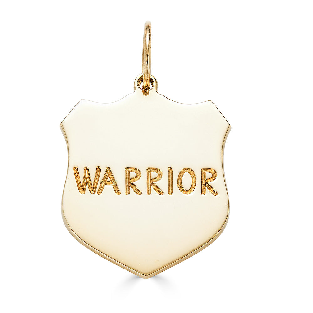 Warrior Shield Charm