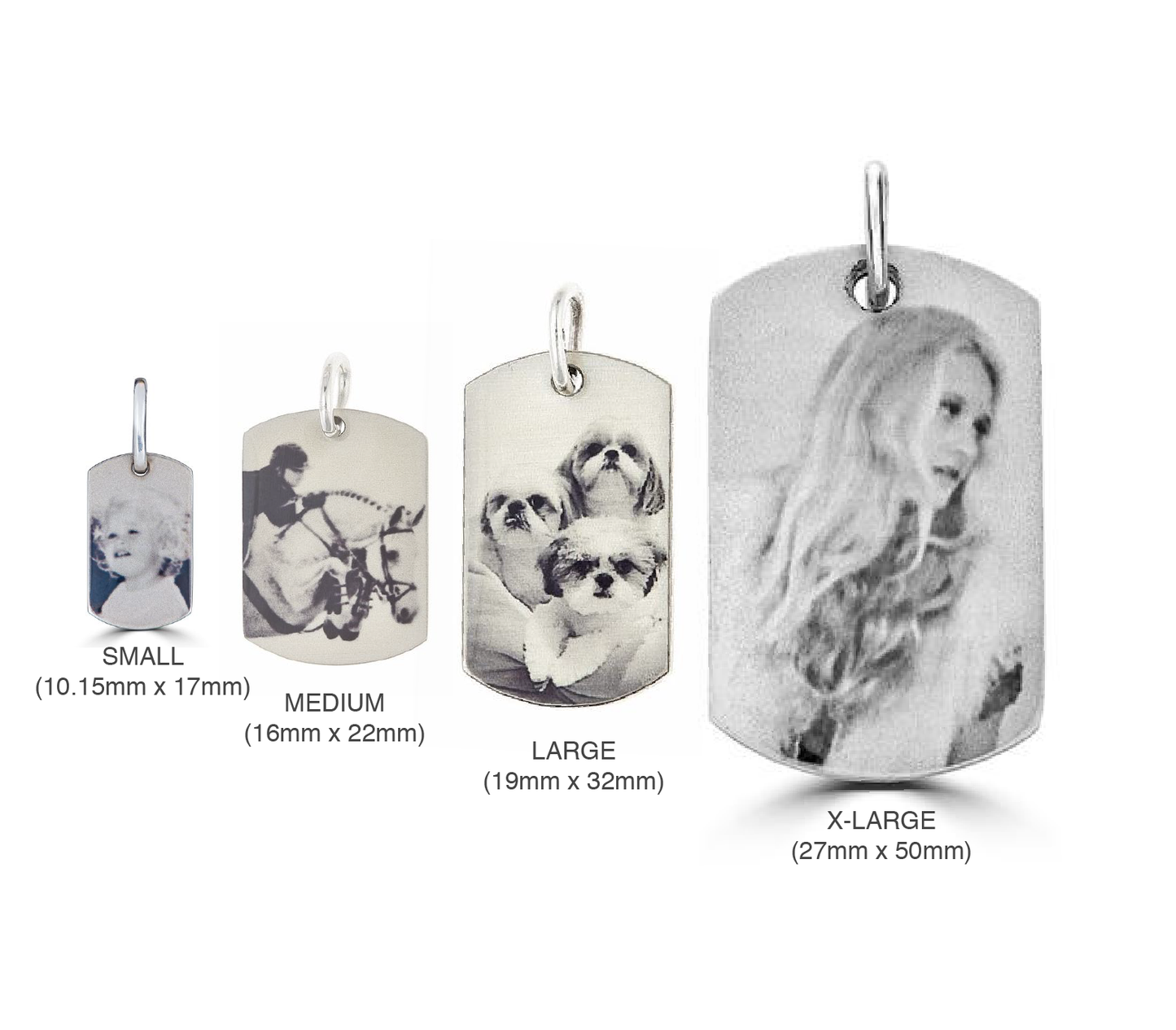 Skylar Large Luxe Dog Tag Pendant