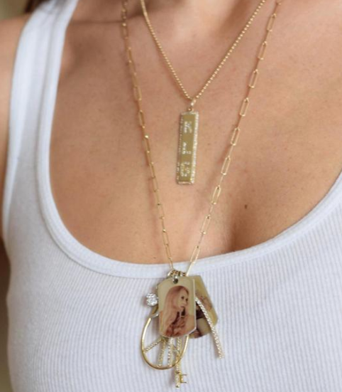 Gold Paperclip Link Chain