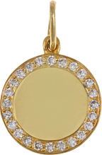 Cookie Round Photo Dog Tag Pendant