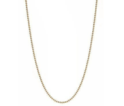 Gold Plated Ball Chain Thin