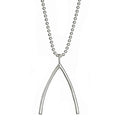 Large Silver Wishbone