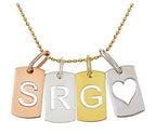 Letter Dog Tag