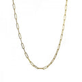 Gold Paperclip Link Chain