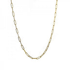 Gold Paperclip Link Chain