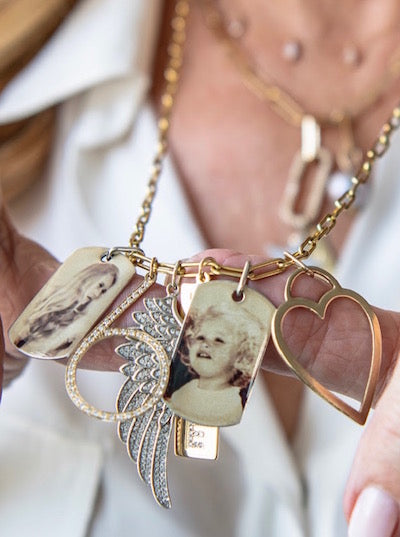 Large  Photo Dog Tag