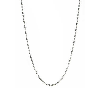 Silver Ball Chain Thin