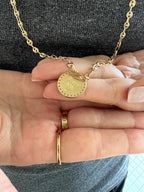 Cookie Round Photo Dog Tag Pendant