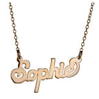 Gold Nameplate Necklace