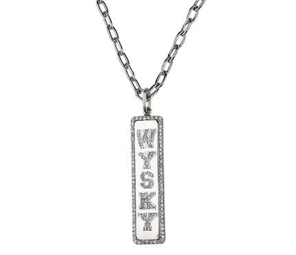 Long Luxe Dog Tag Pendant